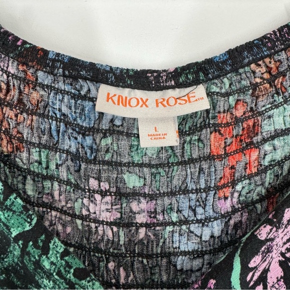 Knox Rose Jumpsuit Floral Wide Leg Cropped - Picture 9 of 11